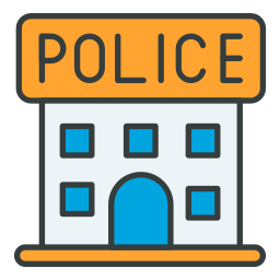 poste de police Icône