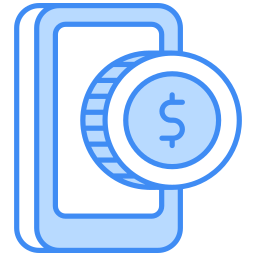 mobiles geld icon