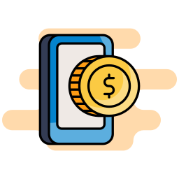 mobiles geld icon