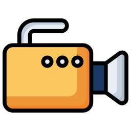 Movie camera icon