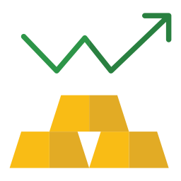 lingotes de oro icono