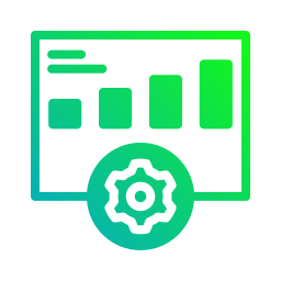 Statistical chart icon