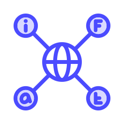 rete del globo icona