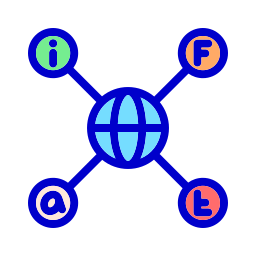 Globe network icon