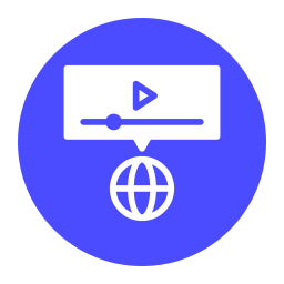 Video advertising icon