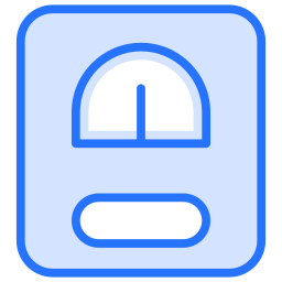 Weight scale icon