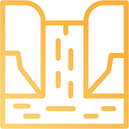 Waterfall icon