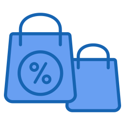 Shopping bags icon