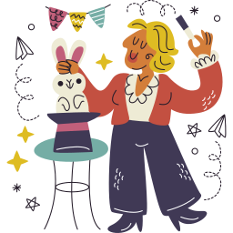 truco de magia sticker