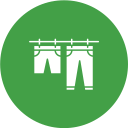 Hanging clothes icon