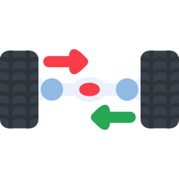 alignement des roues Icône
