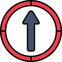 Ahead only icon