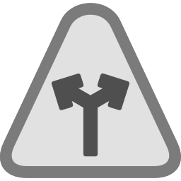 intersección y icono