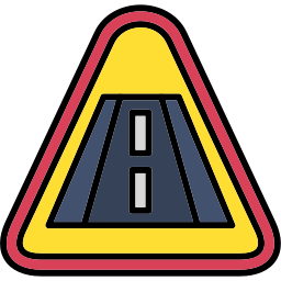 Steep descent icon