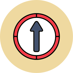 Ahead only icon
