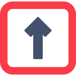 One way icon