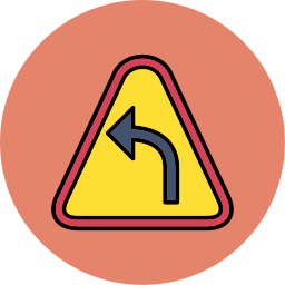 Turn left icon