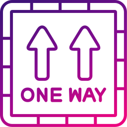 One way icon