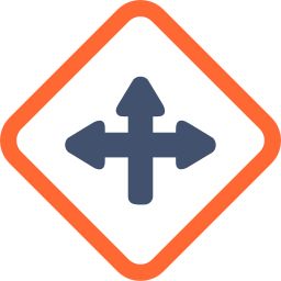 intersección icono