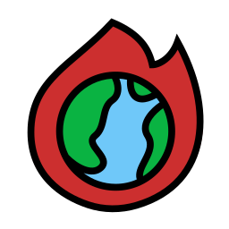 die globale erwärmung icon