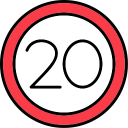 Speed limit icon