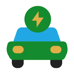 coche eléctrico icono