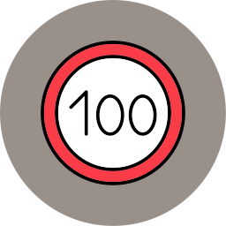 erlaubte höchstgeschwindigkeit icon
