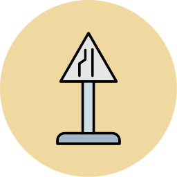 ende der zusätzlichen spur icon