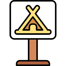 cámping icono