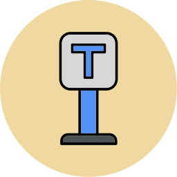 T junction icon