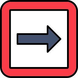 Turn right icon