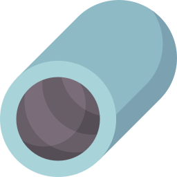 Steel pipe icon