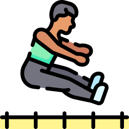 Long jump icon