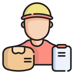 Delivery courier icon