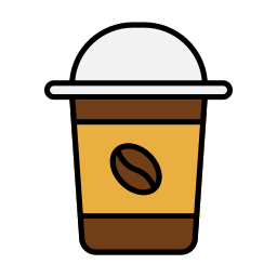 Ice coffee icon