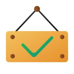 Open sign icon