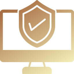 Computer insurance icon