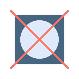 Do not tumble dry icon