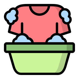 lavando roupas Ícone