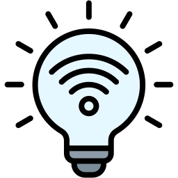 Smart bulb icon