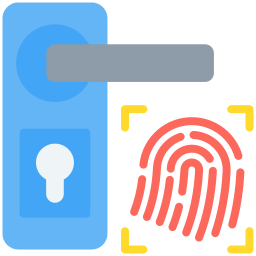 identifizierung per fingerabdruck icon