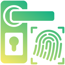 identifizierung per fingerabdruck icon