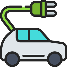 Electric car icon