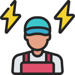 Electrical mechanic icon