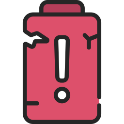 Broken battery icon
