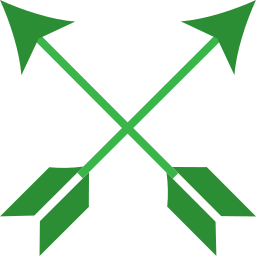 frecce diagonali icona