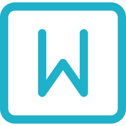 Letter w icon