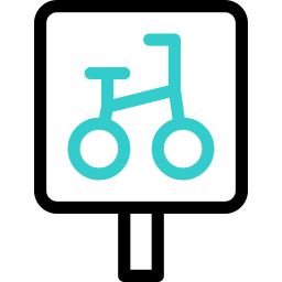 Парковка для велосипедов иконка
