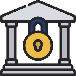 Secure money icon