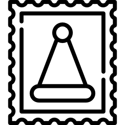 timbre de noël Icône